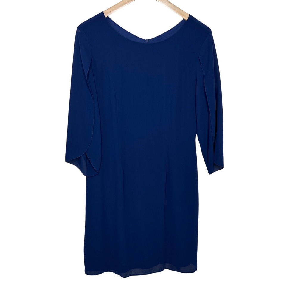 Grace Karin 3/4 Sleeve Shift Dress size 8 Dark Blue